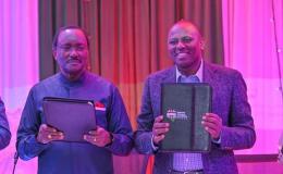 Wiper leader Kalonzo Musyoka and Kikuyu MP Kimani Ichung'wah.
